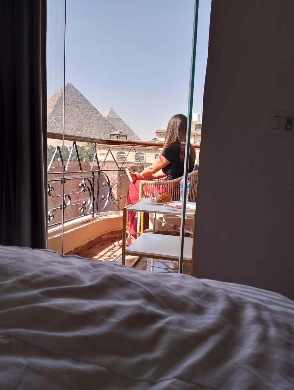 Oh Pyramids View Hotel Kafrat al Jabal Ngoại thất bức ảnh
