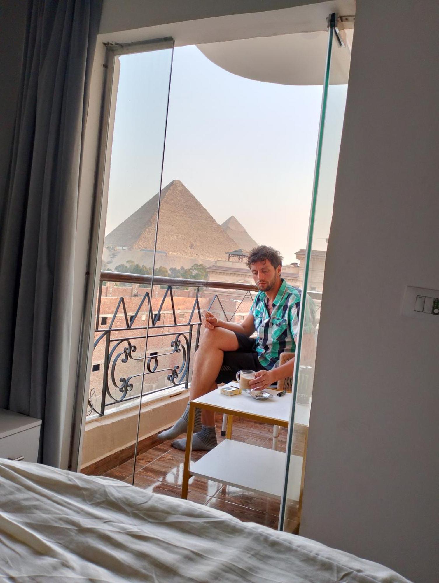 Oh Pyramids View Hotel Kafrat al Jabal Ngoại thất bức ảnh